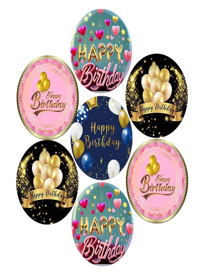 SLGIFT ملصقات فينيل بتصميم عيد ميلاد سعيد من SLGIFT، ملصقات فينيل ذاتية اللصق، 40 قطعة، ملصقات دائرية 2 × 2 بوصة، 4 تصاميم فريدة، R198 - Image 1